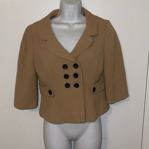 Ann Taylor Loft Petites Blazer Tan size 2P